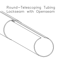 Tele-round-open-seam